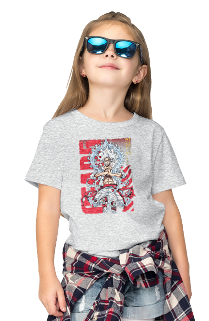 Children's t-shirt with prints One Piece Luffy. Anime, luffy, manga, monkey de luffy, one piece, pirates. 2070702