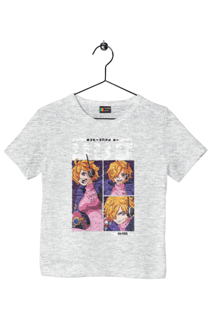 Children's t-shirt with prints One Piece Lilith. Anime, lilith, manga, one piece, one piece, punk-02, vegapunk. 2070702