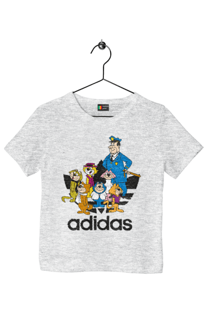 Футболка дитяча з принтом "Adidas Top Cat". Adidas, top cat, адідас, кіт, коти, мульт, мультсеріал. 2070702