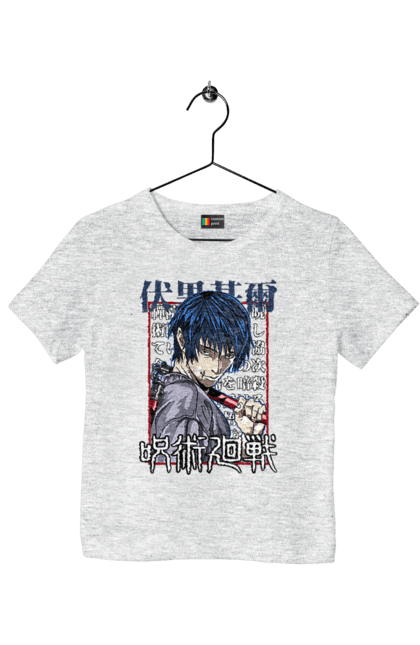 Children's t-shirt with prints Jujutsu Kaisen Toji. Anime, dark fantasy, jujutsu kaisen, magic battle, manga, mystic, toji, toji fushiguro. 2070702