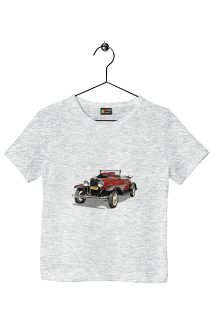 Children's t-shirt with prints Auto.4. Auto, photo, professional photo, retro car. 2070702