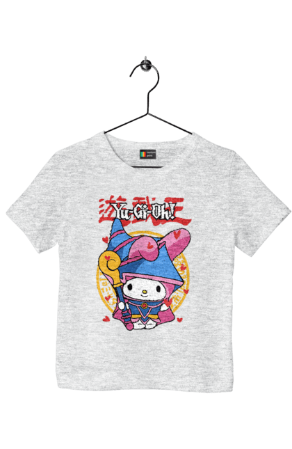 Children's t-shirt with prints Yu Gi Oh! My Melody. Brand, character, hello kitty, my melody, yu gi oh, yugio. 2070702