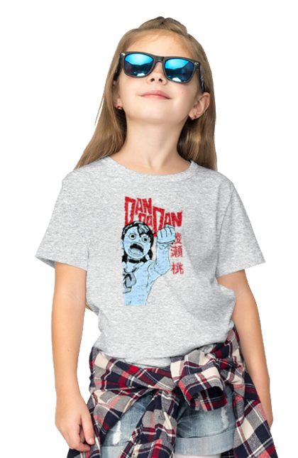 Children's t-shirt with prints Dandadan Momo Ayase. Anime, ayase, dandadan, manga, momo, momo ayase. 2070702