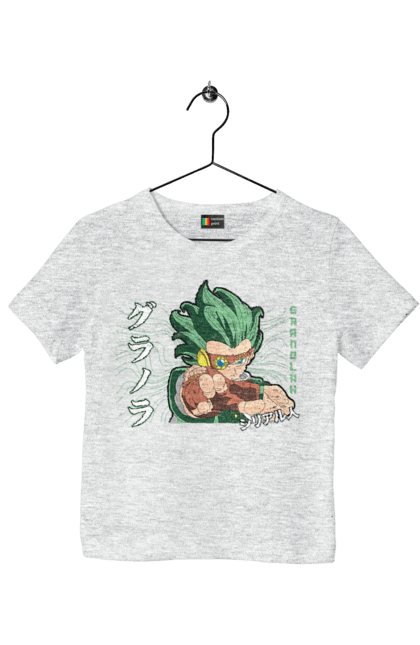 Футболка дитяча з принтом "Перли дракона Гранола". Anime, dragon ball, goku, granolah, manga, vegeta, аніме, гранола, манга, перли дракона. 2070702