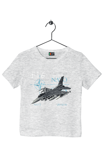 Children's t-shirt with prints F16. F16, howitzer, nasams, suzanne, zaluzhny, zuzana. 2070702