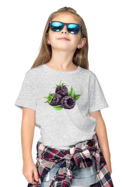 Children's t-shirt with prints Blackberry. Berry, blackberry. 2070702
