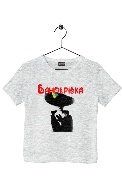 Children's t-shirt with prints Banderivka. Air force, all, bandera, banderivka, glory to ukraine, no war, orcs, plane, ukraine, ukrainian, war. 2070702
