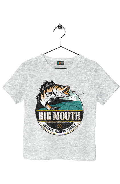 Футболка дитяча з принтом "Рибалка". Вилика рибалка, рибалка, хоббі. 2070702
