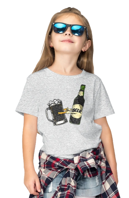 Bottle Of Beer With A Glass Of Beer