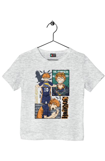 Футболка дитяча з принтом "Волейбол!! Хіната". Anime, haikyu, hinata, manga, shoyo hinata, аніме, волейбол, манга, хіната, шьо хіната. 2070702