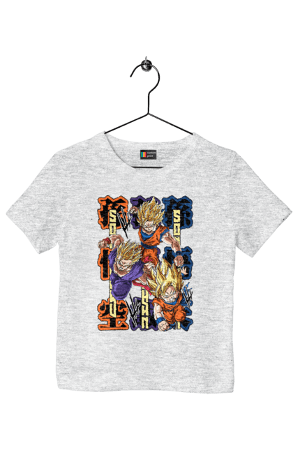 Футболка детская с принтом Жемчуг дракона. Anime, dragon ball, goku, manga, vegeta, аниме, вегета, гоку, жемчуг дракона, манга. 2070702