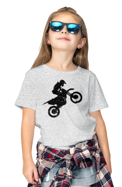 Silhouette Of A Motorcyclist