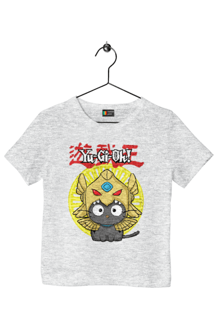 Children's t-shirt with prints Yu Gi Oh! Chococat. Brand, character, chococat, hello kitty, yu gi oh, yugio. 2070702