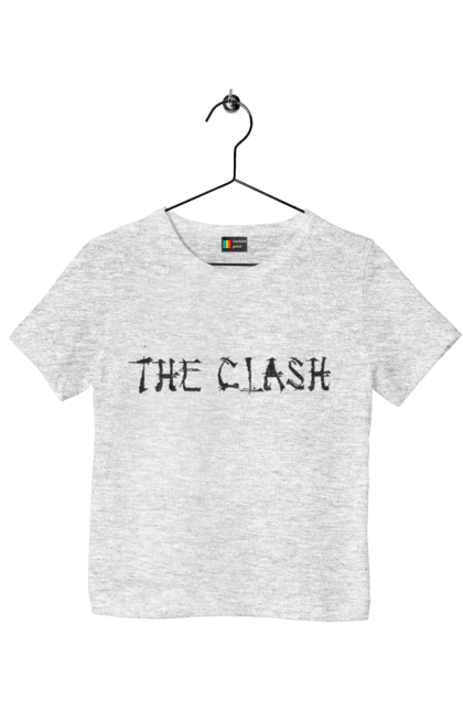 Футболка детская с принтом The Clash. Clash, группа, даб, музыка, панк, панк-рок, реггей, рок, рок-н-ролл. 2070702