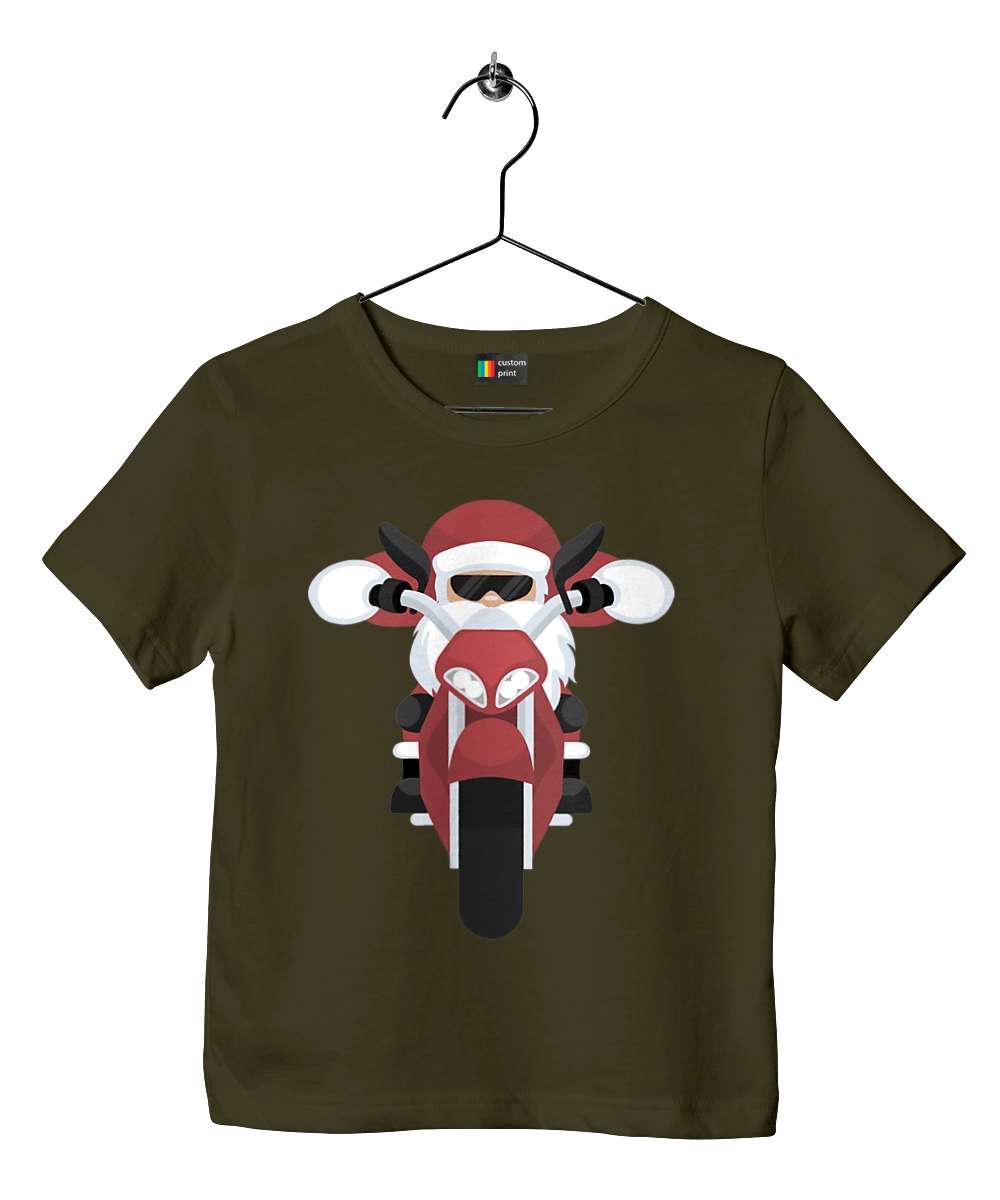 Santa on a motorcycle