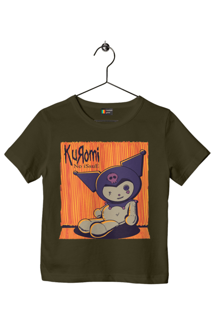 Футболка дитяча з принтом "Хелло Кітті Куромі". Hello kitty, аніме, куромі, моя мелодія, персонаж, санріо, хелло кітті. 2070702