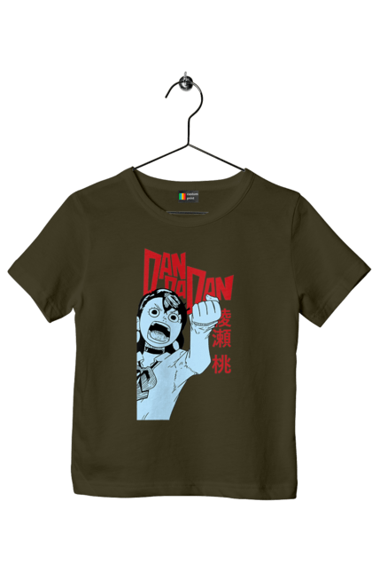 Футболка дитяча з принтом "Дандадан Момо Аясе". Dandadan, momo ayase, okarun, аніме, аясе, дандадан, манга, момо, момо аясе. 2070702