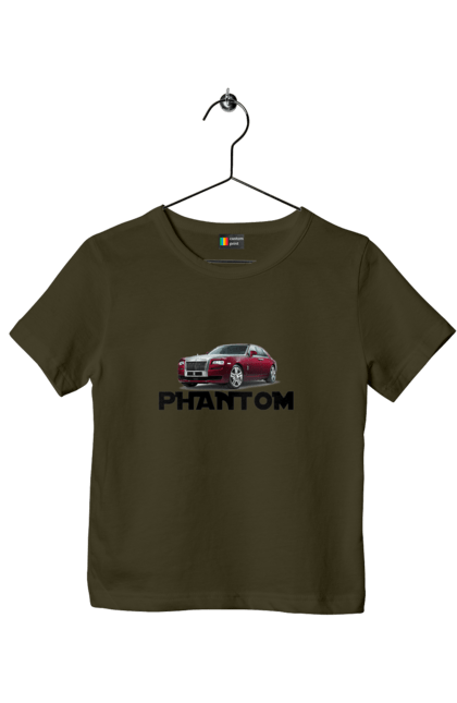 Футболка дитяча з принтом "Ролс ройс". Авто, автомобіль, люкс клас, ролс ройс, седан, фантом. 2070702