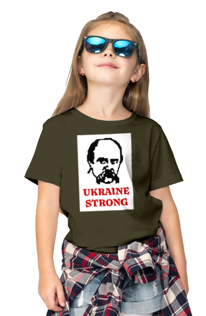 Children's t-shirt with prints Taras Shevchenko 2070702