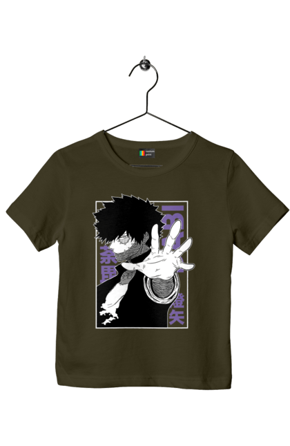 Футболка дитяча з принтом "Моя академія героїв Дабі". Dabi, my hero academia, todoroki, toya todoroki, академія юей, аніме, дабі, моя академія героїв, тодорокі, тойя тодорокі. 2070702