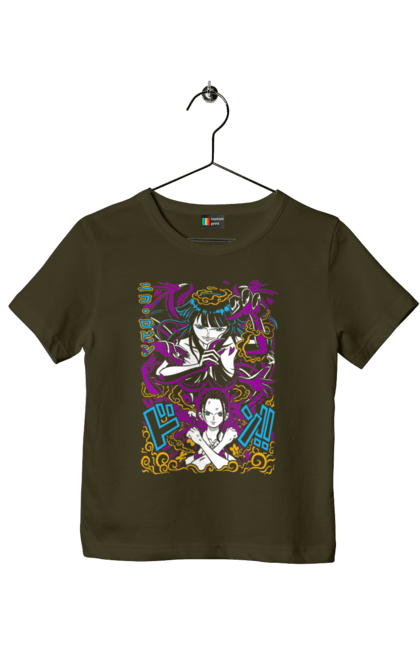 Children's t-shirt with prints One Piece Nico Robin. Anime, devil child, manga, nico robin, one piece, straw hat pirates. 2070702