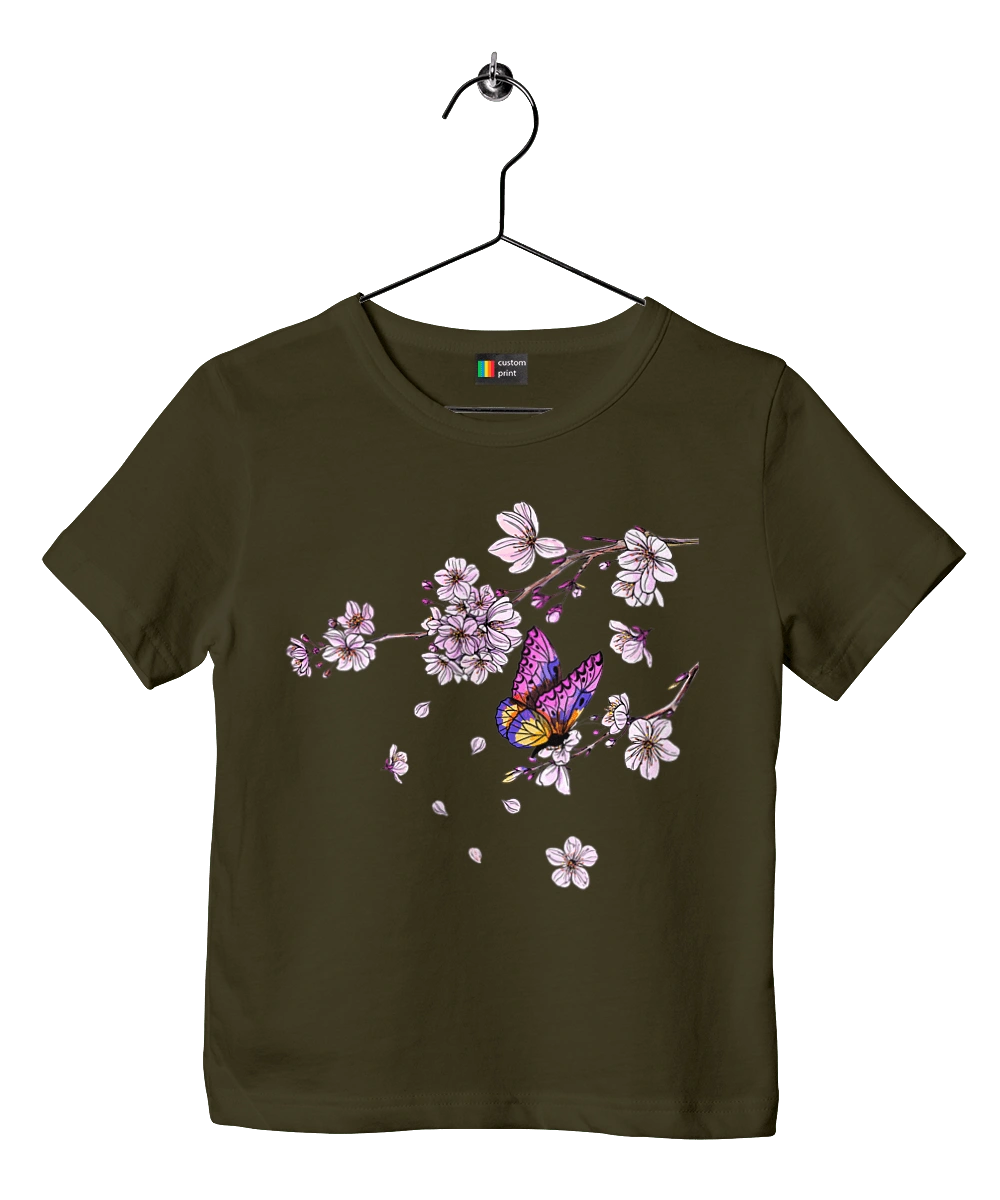 Butterfly And Sakura