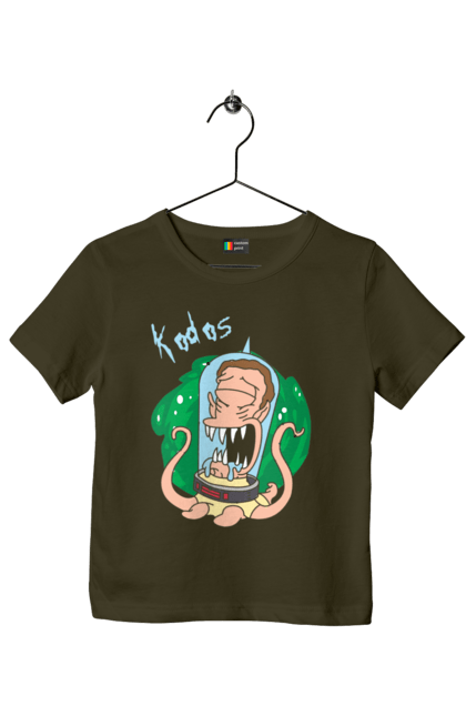 Футболка дитяча з принтом "Рік та Морті". Rick and morty, мультфільм, наукова фантастика, пригоди, рік, рік і морті, трагікомедія, чорний гумор. 2070702