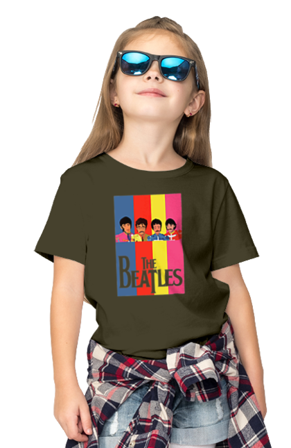 Children's t-shirt with prints The Beatles. Beatles, george harrison, john lennon, liverpool four, music, paul mccartney, ringo starr. 2070702