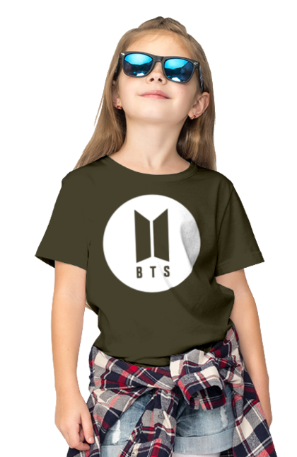 Children's t-shirt with prints BTS. Beyond the scene, bts, group, k pop, k-pop, music, musical group. 2070702
