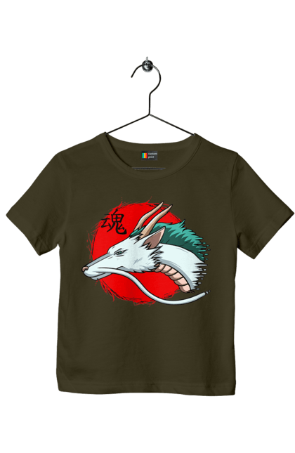 Children's t-shirt with prints Spirited Away Haku. Dragon, haku, spirited away, studio ghibli. 2070702