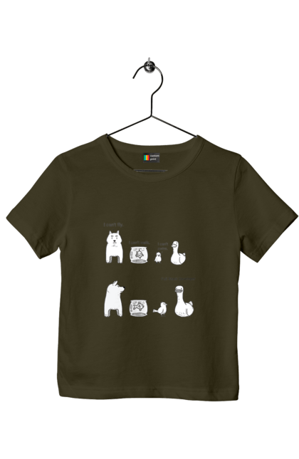 Футболка дитяча з принтом "Full Stack Developer". Айті, айтішник, бекенд, гумор, код, кодити, програміст, програмування, фронтенд, фулстек. 2070702