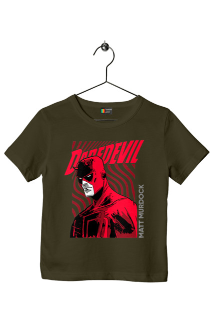 Children's t-shirt with prints Daredevil. Daredevil, lawyer, marvel, matt murdock, superhero, television series, tv series. 2070702