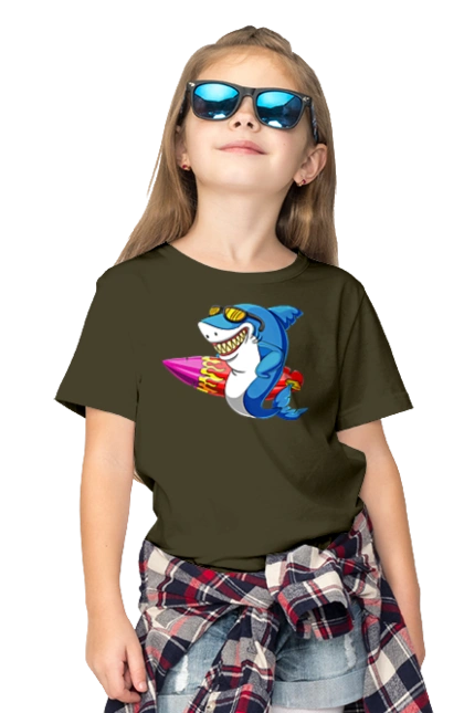 Shark With Glasses Surfing