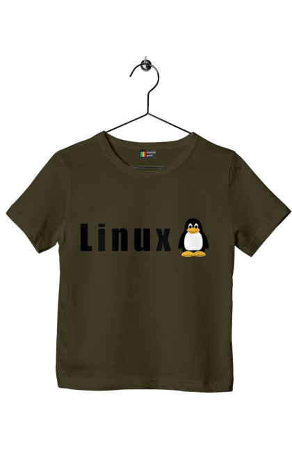 Футболка дитяча з принтом "Linux". Linux, адміністратор, айті, айтішник, безкоштовна, безкоштовно, вільна, доступність, комерційна, незалежність, операційна система, ос, пінгвін, програміст, програмне забезпечення, свобода, сервер, сисадмін, система, системний адміністратор, софт, текст, чорний. 2070702