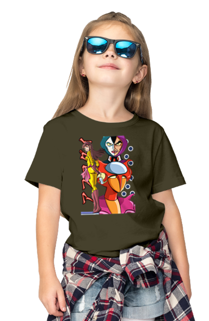 Children's t-shirt with prints Mazinger Z Aphrodite. Anime, aphrodite, manga, mazinger z, mecha, robots. 2070702