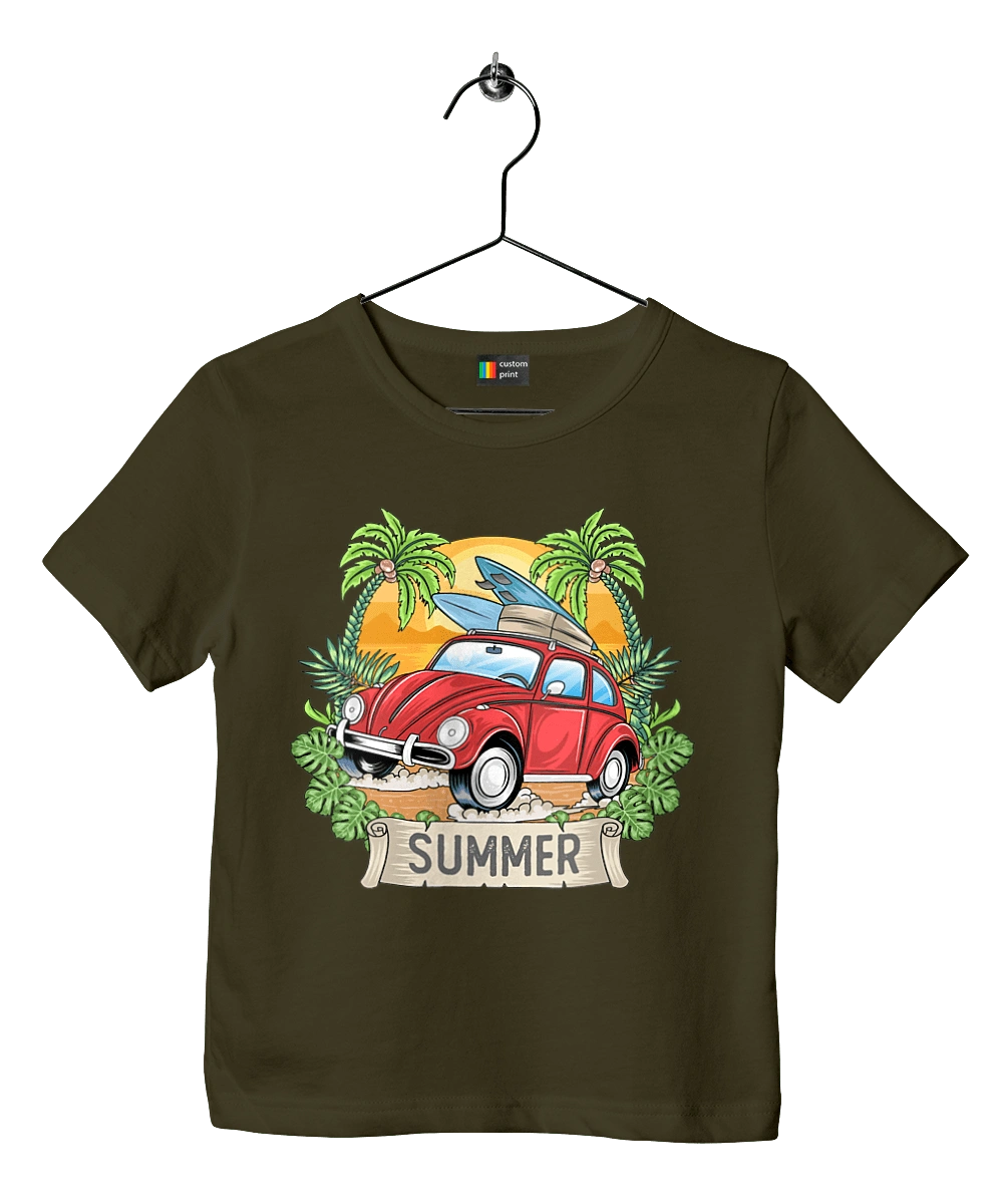 Summer, Car And Palm Trees