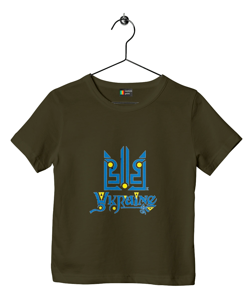 Украина и трезуб темный фон