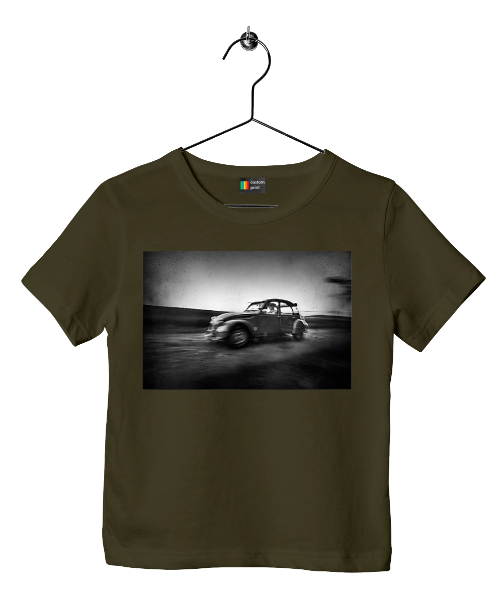 Retro car black and white