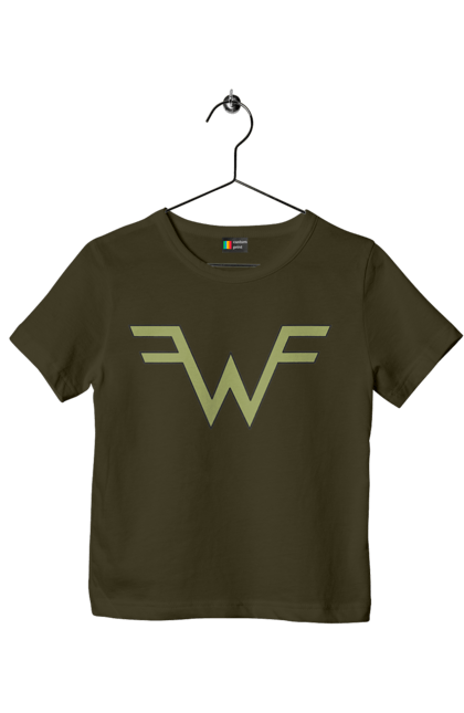 Children's t-shirt with prints Weezer. Alternative rock, group, indie rock, music, pop rock, power pop, rock, weezer. 2070702