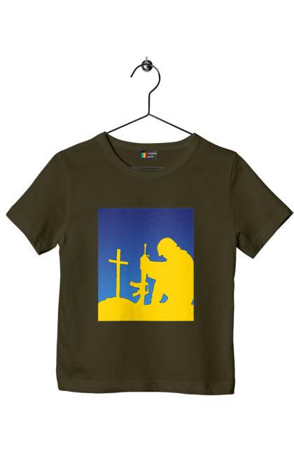Children's t-shirt with prints Patriot. Freedom, patriot, patriotism, ukraine, ukrainian, victory. 2070702