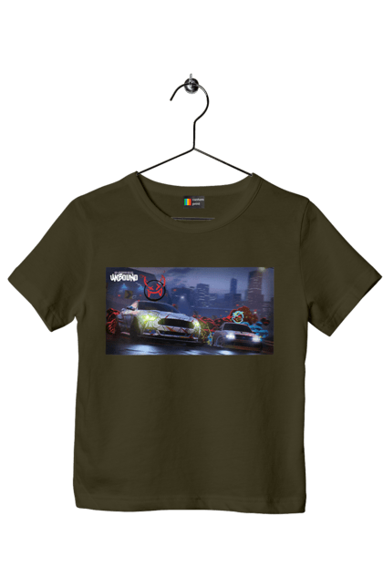 Children's t-shirt with prints Need for Speed Unbound. Heat, need, need for speed, nfs, speed, unbound. 2070702