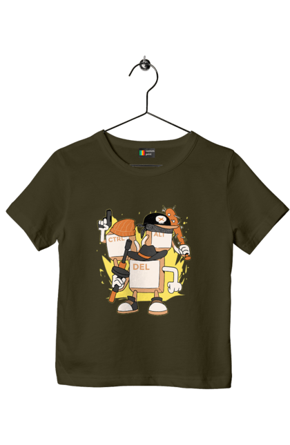 Футболка дитяча з принтом "Ctrl alt del Програмерський екшен". 404, andoid, aws, backend, c++, cloud, css, data, dev, devops, frontend, geek, git, github, go, golang, google, hacker, html, ios, java, javascript, jquery, js, linux, nodejs, php, python, react, science, script, web, геймер, гік, дата, клавіши, код, компьютер, лінукс, мова, облако, пайтон, пингфин, программист, програмування, талисман, хакер. 2070702