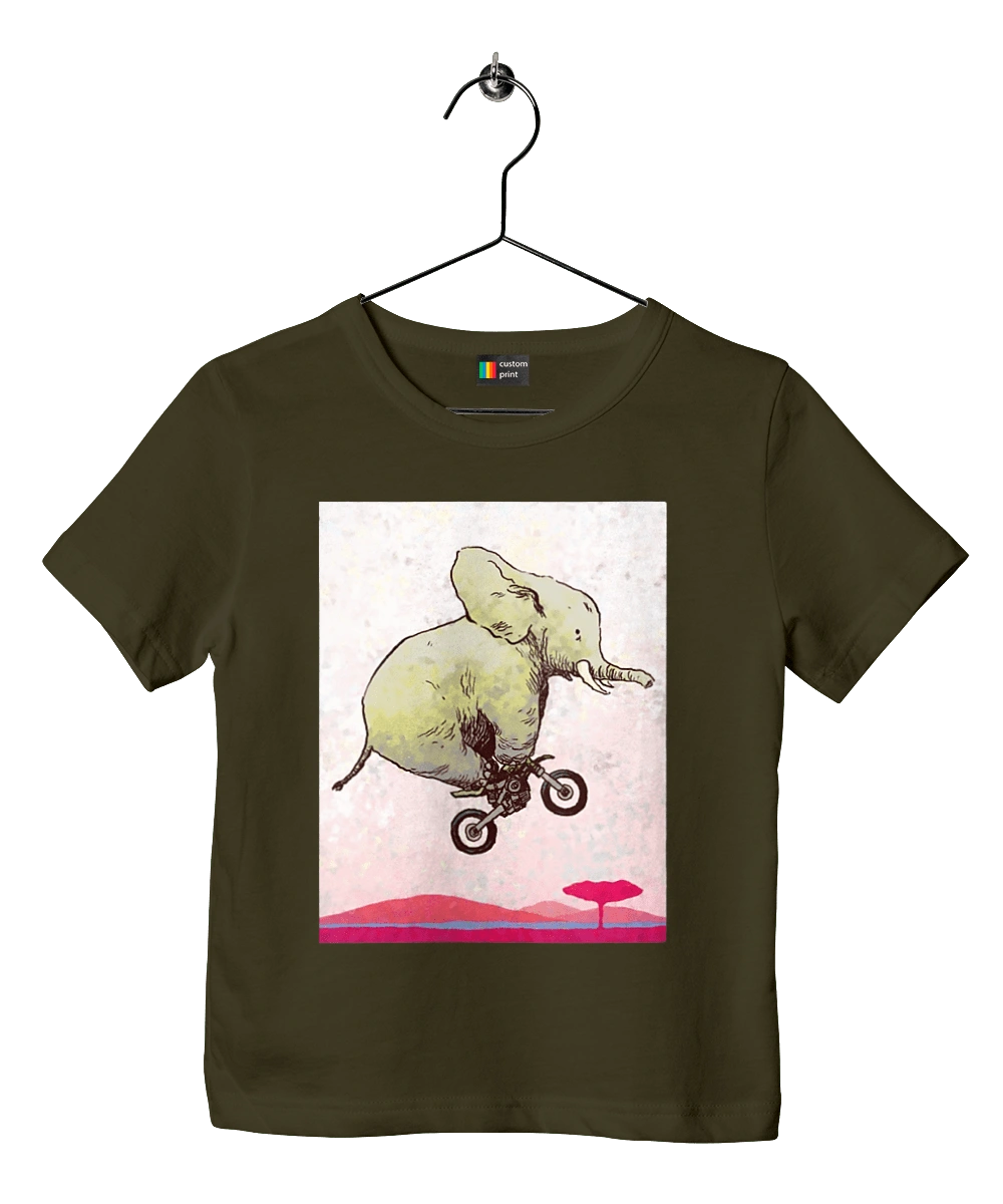 Elephant On A Motorcycle