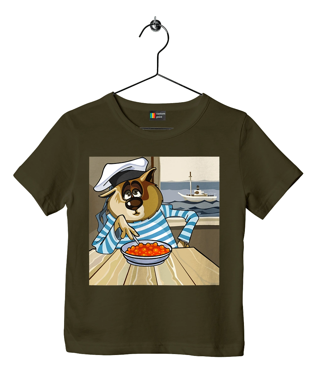 Cat Sailor, On The Ship Eats Red Caviar