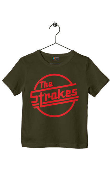 Children's t-shirt with prints The Strokes. Alternative rock, garage rock, group, indie, indie rock, music, post-punk revival, rock, strokes. 2070702