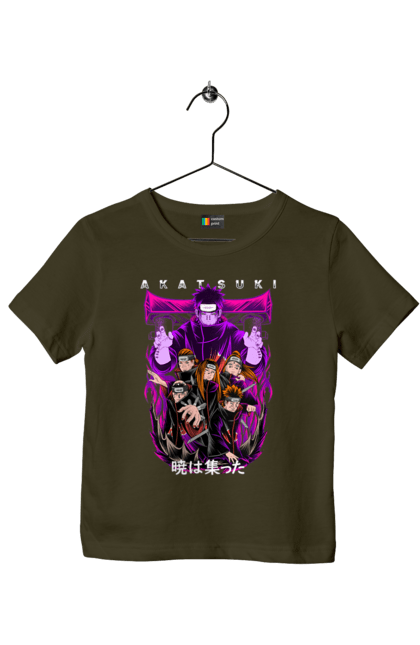 Children's t-shirt with prints Naruto Akatsuki. Akatsuki, anime, character, manga, naruto, ninja, pain, tv series, yahiko. 2070702