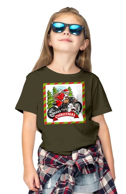 Санта на мотоциклі