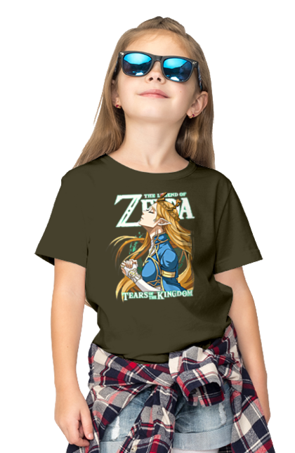 Children's t-shirt with prints The Legend of Zelda Princess Zelda. Legend of zelda, nintendo, princess, princess zelda, zelda. 2070702