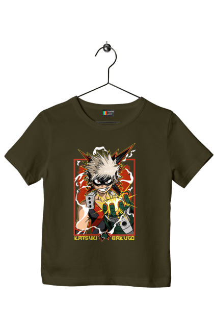 Children's t-shirt with prints My hero academy Bakugo. Anime, bakugo, katsuki, katsuki bakugo, manga, mga, my hero academy, yue academy. 2070702