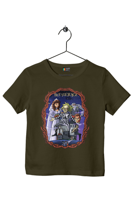 Children's t-shirt with prints Beetlejuice. Beetlejuice, comedy, ghost, horror, movie, tim burton, warner bros. 2070702